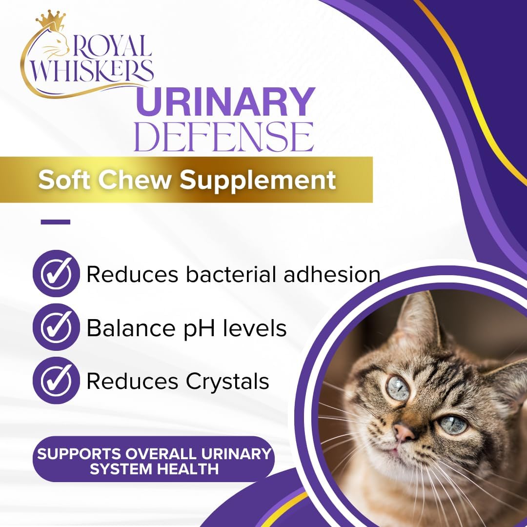 Royal Whiskers Urinary Defense Chews for Cats