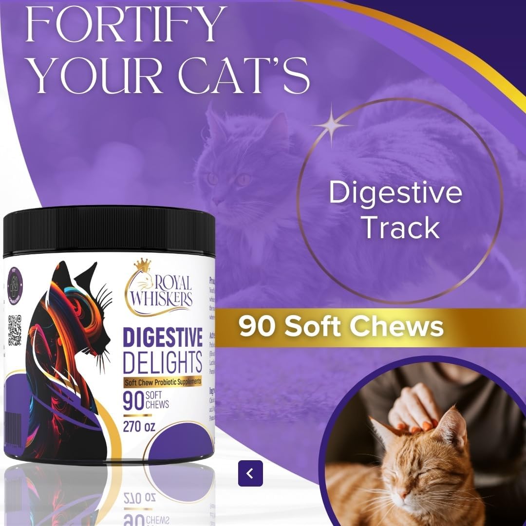 Royal Whiskers Digestive Delights Chews for Cats