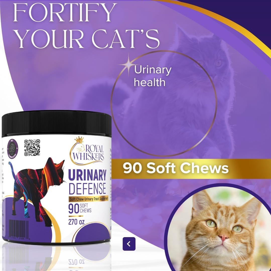 Royal Whiskers Urinary Defense Chews for Cats