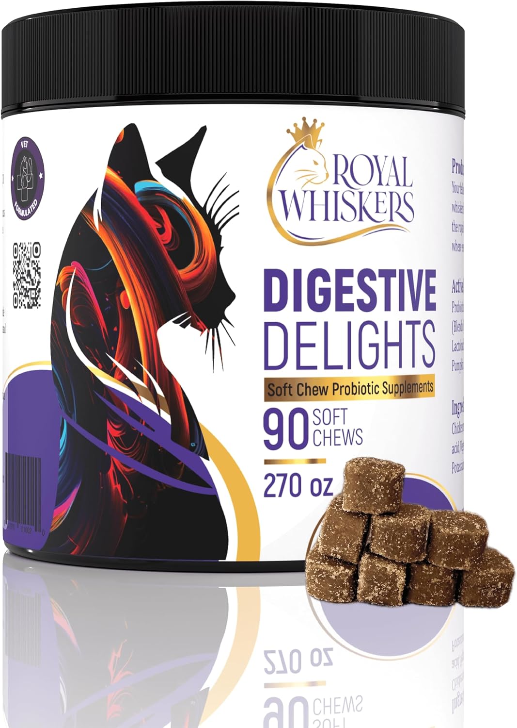 Royal Whiskers Digestive Delights Chews for Cats